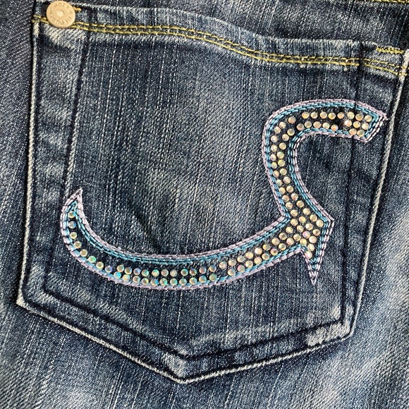 Swarovski crystal Rock & Republic Jeans size 27 - Picture 7 of 8